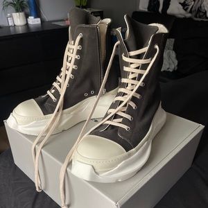 Rick Owen DRKSHDW Abstract high top